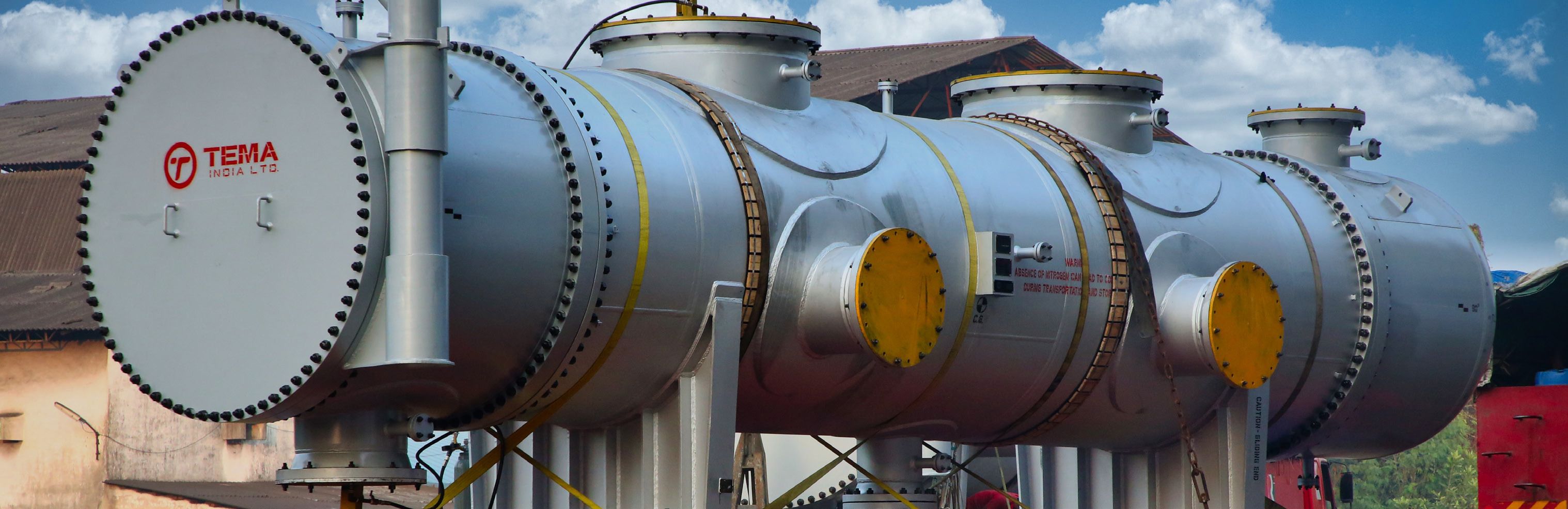 Shell and tube heat exchangers built by TEMA