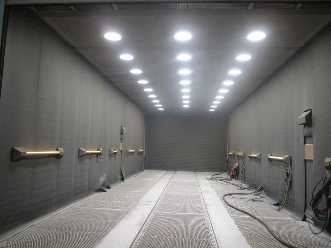 Shot blasting chamber by Scitex, Poland